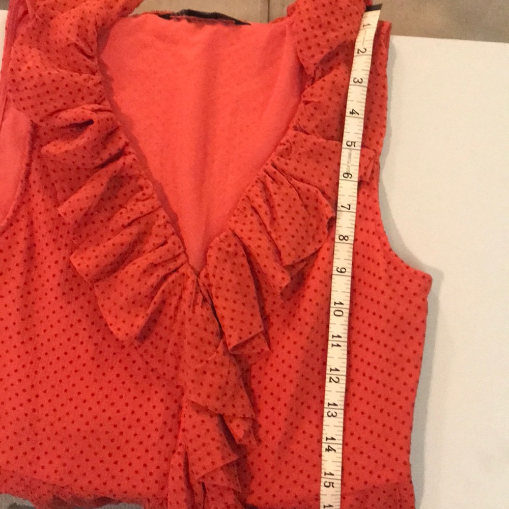 Marc By Marc Jacobs Red Ruffle Dress - Picture 10 of 10